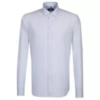 Рубашка Seidensticker, размер 42, белый, синий