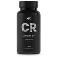 Пиколинат хрома KFD / Chromium, 200 капсул / Для похудения и снижения аппетита / Хелатная форма