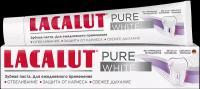 Зубная паста Lacalut PURE WHITE экстрактом папайи 75 мл