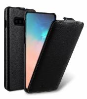 Кожаный чехол флип Melkco для Samsung Galaxy S10 - Jacka Type, черный