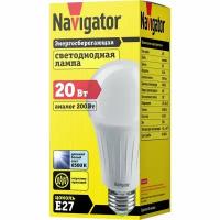 Светодиодная лампа груша Navigator 61 387 NLL-A70-20-230-6.5K-E27, цена за 1 шт