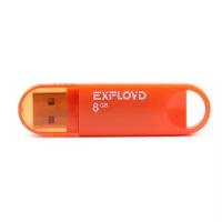 Флешка USB 2.0 Exployd 8 ГБ 570 ( EX-8GB-570-Orange )