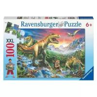 Пазл Ravensburger «У динозавров», 100 эл