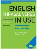 English Phrasal Verbs in Use Intermediate Second Edition Book with Answers, пособие по лексике с ответами