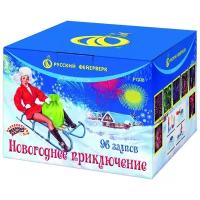 Батарея салютов Русский Фейерверк Новогоднее приключение Р7328, 96 залпов