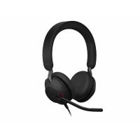 Компьютерная гарнитура Jabra Evolve2 40 USB-C MS Stereo, черный