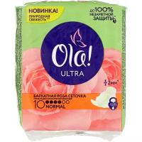 Ola! прокладки Ultra Роза Normal, 4 капли
