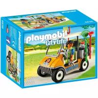 Набор с элементами конструктора Playmobil City Life 6636 Электрокар для зоопарка