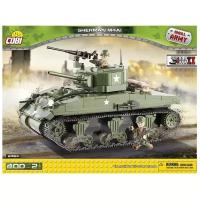 Конструктор Cobi Small Army World War II 2464 Средний танк Шерман М4А1