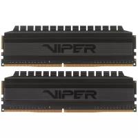 Оперативная память Patriot Memory VIPER 4 BLACKOUT 64 ГБ (32 ГБ x 2 шт.) DDR4 DIMM CL18 PVB464G360C8K