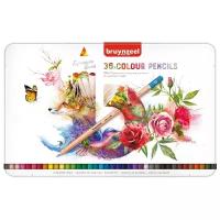 Набор цветных карандашей Bruynzeel Expression Colour 36цв в металл.кор