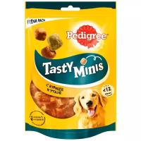 Лакомство для собак Pedigree Tasty Minis ароматные кусочки с курицей