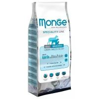 Monge Dog PFB Specialty Monoprotein 25/16 сухой корм для взрослых собак всех пород с ягненком, рисом и картофелем - 15 кг