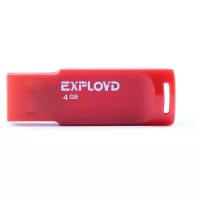 Флешка EXPLOYD 560 4 GB, red