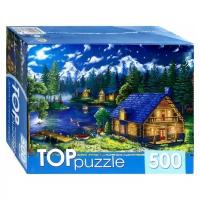 Пазл TOP puzzle Домик у ночного озера 500деталей (ХТП500-4230)