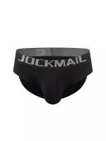 Мужские трусы брифы черные с push up JOCKMAIL JM2021-2 M (46)