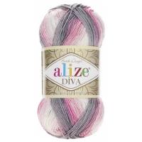 Пряжа Alize Diva batik, 100 % акрил, 100 г, 350 м, 5 шт., 3245 350 м