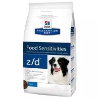 Сухой корм Hill's для собак Z/D Ultra полноценный диетический рацион при острых пищевых аллергиях 3 кг