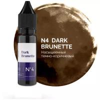 Hanafy Пигмент для татуажа бровей № 4 - Dark Brunette 15 мл