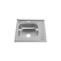 Мойка накладная SINKLIGHT N 6060 L 0.8/180 1Е матовая