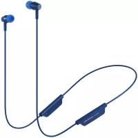 Беспроводные наушники Audio-Technica ATH-CLR100BT, microUSB, синий