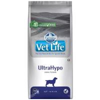 Корм Farmina Vet Life Ultrahypo для собак. При пищевой непереносимости и аллергии 2 кг