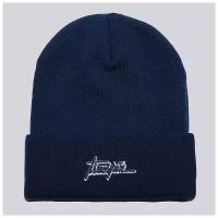 Шапка бини Truespin TS Script Beanie, размер OneSize, синий