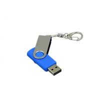 Флешка для нанесения Квебек (64 Гб / GB USB 2.0 Синий/Blue 030 Flash driveApexto U201)