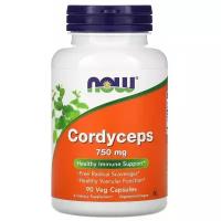 Cordyceps NOW Foods, Кордицепс 750 мг - 90 капсул