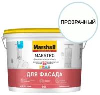 Краска фасадная акриловая Marshall Maestro глубокоматовая база BC 9 л