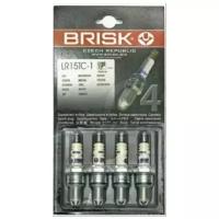 Свеча зажигания BRISK "Exstra" LR15TC-1 (ВАЗ инж. 8кл.) 3-х электр