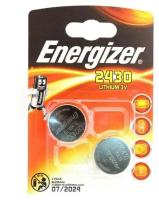 Батарейка литиевая ENERGIZER CR2430 дисковая 3В бл/2