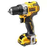 Аккумуляторная безударная бесщеточная дрель - шуруповерт 12 В DEWALT DCD701D2-QW