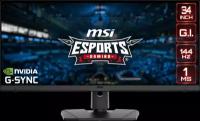 Монитор 34" MSI Optix MPG341QR, IPS, Flat, 3440x1440, 144HZ, G-SYNC Compatible, HDR 400 (3DB7) (9S6-3DB79T-008)