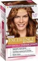 Крем-краска для волос Loreal Paris Excellence Creme 6.41 Элегантный медный