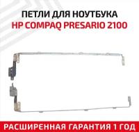 Петли (завесы) для крышки, матрицы ноутбука HP Compaq Presario 2100, 2200, 2500, NC6000, NX6000, NX9000, NX9010, комплект 2 шт