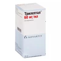 Трилептал сусп. д/вн. приема, 60 мг/мл, 100 мл, 1 шт