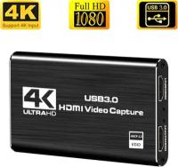 Карта видеозахвата 4K USB 3.0, совместимая с HDMI, 1080P, 60 Гц