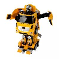 Робот-трансформер 1 TOY Бетономешалка, желтый