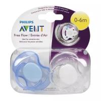 Пустышка силиконовая анатомическая Philips AVENT Freeflow SCF178/23 0-6 м, 2 шт