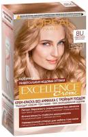 Крем-краска для волос L'oreal Paris Excellence, без аммиака, тон 8U, светло-русый