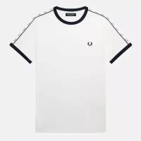 Мужская футболка FRED PERRY, Цвет: Белый, Размер: M