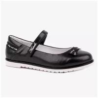 Туфли для девочек Kapika 23746п-1 черный-белый, размер 29 EU