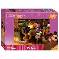 Пазл Step puzzle Анимаккорд Маша и Медведь (77112), 80 дет