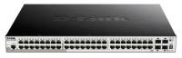 Коммутатор D-Link DGS-1510-52XMP/A1A 48G 4SFP+ 48PoE 370W настраиваемый