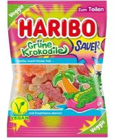 Мармелад жевательный Харибо Зеленые Крокодилы кислые 175 грамм / Haribo Grune Krokodile saver 175g