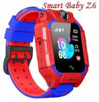 Смарт-часы Smart Baby Z6, GPS, красные