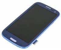 Дисплей для Samsung i9300 Galaxy S III (в сборе с тачскрином) аналог, синий