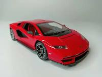 Модель автомобиля Ламборджини Lamborghini коллекционная металлическая игрушка масштаб 1:24 красный