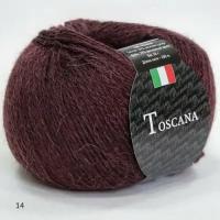 Пряжа Seam Toscana Сеам Тоскана 14, 65% альпака суперфайн 35% вискозный шёлк, 50 г, 200 м, 1 моток